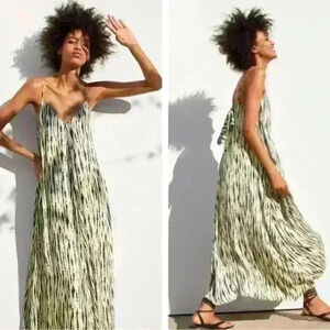 Zara Tie‎ Dye Dress Long Maxi Size  S